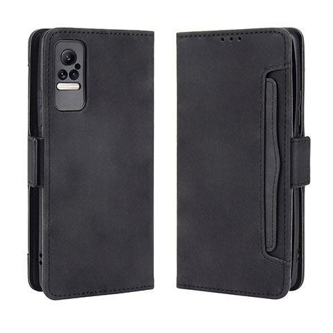 Coque Portefeuille Livre Cuir Etui Clapet BY3 pour Xiaomi Civi 5G Noir