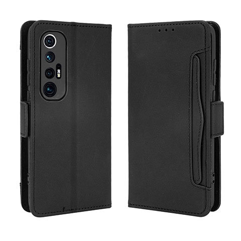 Coque Portefeuille Livre Cuir Etui Clapet BY3 pour Xiaomi Mi 10S 5G Noir