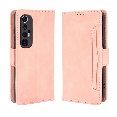 Coque Portefeuille Livre Cuir Etui Clapet BY3 pour Xiaomi Mi 10S 5G Rose