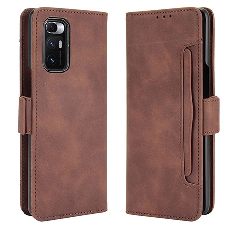 Coque Portefeuille Livre Cuir Etui Clapet BY3 pour Xiaomi Mix Fold 5G Marron