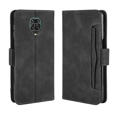 Coque Portefeuille Livre Cuir Etui Clapet BY3 pour Xiaomi Poco M2 Pro Noir