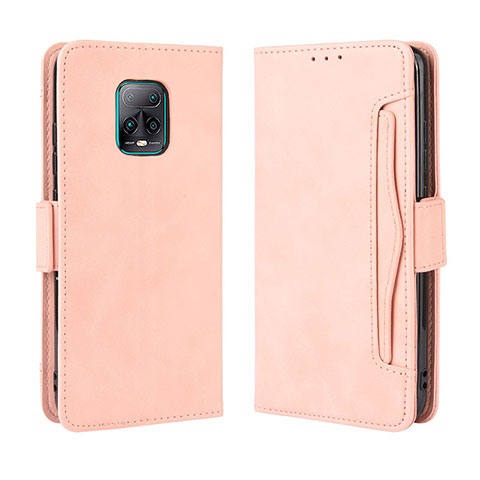 Coque Portefeuille Livre Cuir Etui Clapet BY3 pour Xiaomi Redmi 10X 5G Rose