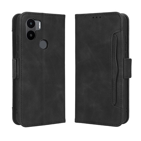 Coque Portefeuille Livre Cuir Etui Clapet BY3 pour Xiaomi Redmi A1 Plus Noir