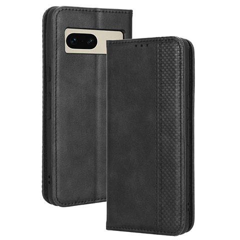 Coque Portefeuille Livre Cuir Etui Clapet BY4 pour Google Pixel 7 5G Noir