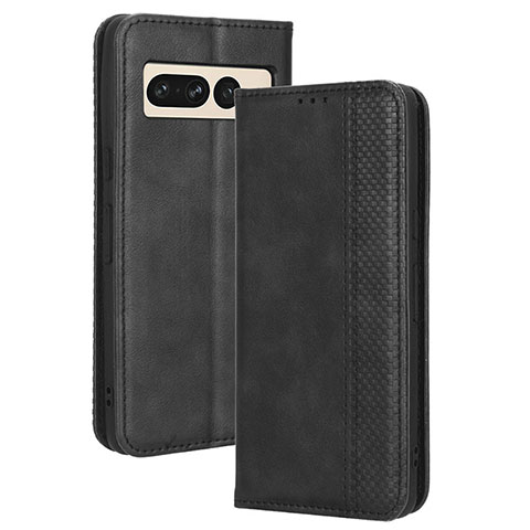 Coque Portefeuille Livre Cuir Etui Clapet BY4 pour Google Pixel 7 Pro 5G Noir