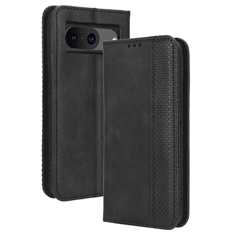 Coque Portefeuille Livre Cuir Etui Clapet BY4 pour Google Pixel 8 5G Noir