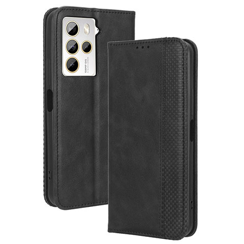 Coque Portefeuille Livre Cuir Etui Clapet BY4 pour HTC U23 5G Noir