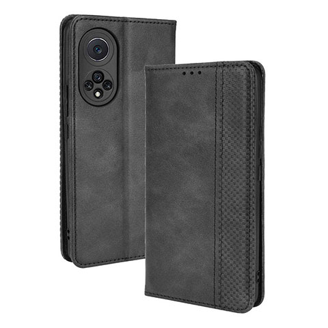 Coque Portefeuille Livre Cuir Etui Clapet BY4 pour Huawei Honor 50 Pro 5G Noir