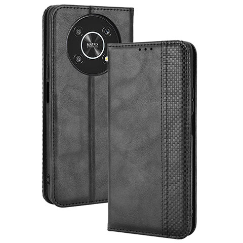 Coque Portefeuille Livre Cuir Etui Clapet BY4 pour Huawei Honor Magic4 Lite 5G Noir