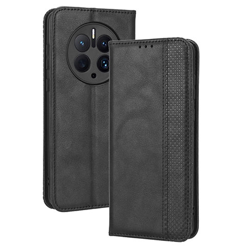 Coque Portefeuille Livre Cuir Etui Clapet BY4 pour Huawei Mate 50 Pro Noir