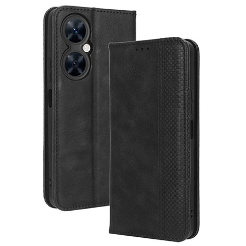 Coque Portefeuille Livre Cuir Etui Clapet BY4 pour Huawei Nova 11i Noir