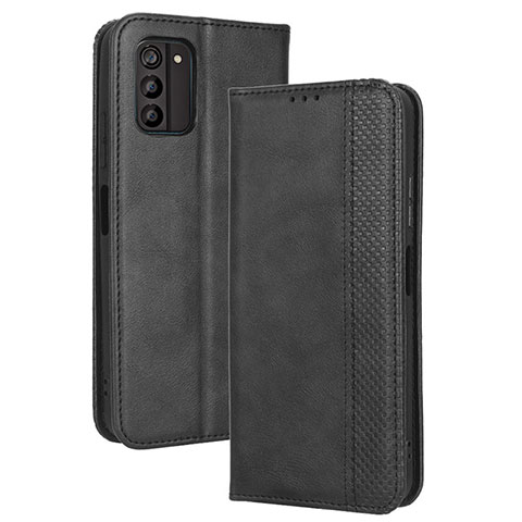 Coque Portefeuille Livre Cuir Etui Clapet BY4 pour Nokia G100 Noir