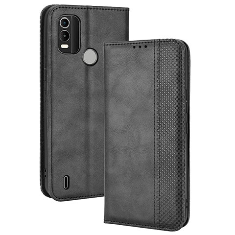 Coque Portefeuille Livre Cuir Etui Clapet BY4 pour Nokia G11 Plus Noir