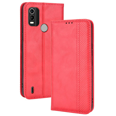 Coque Portefeuille Livre Cuir Etui Clapet BY4 pour Nokia G11 Plus Rouge