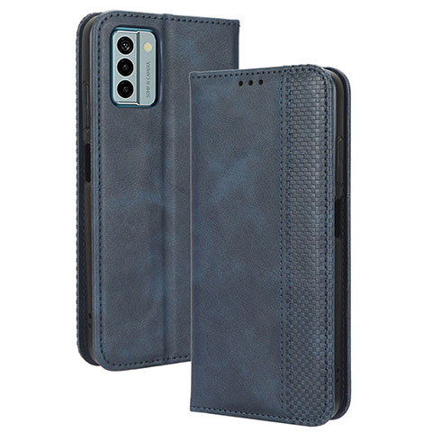 Coque Portefeuille Livre Cuir Etui Clapet BY4 pour Nokia G22 Bleu