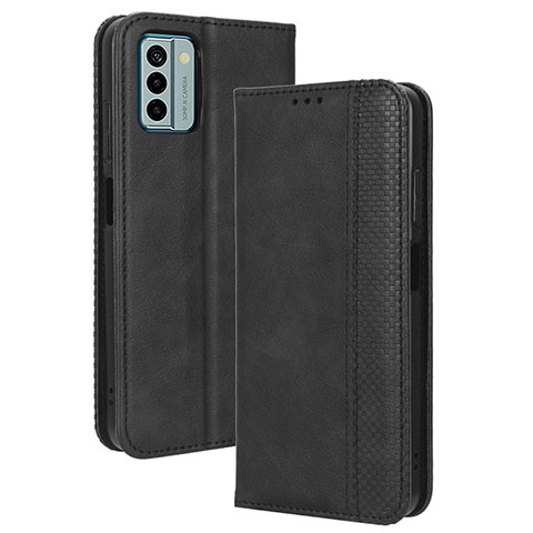 Coque Portefeuille Livre Cuir Etui Clapet BY4 pour Nokia G22 Noir