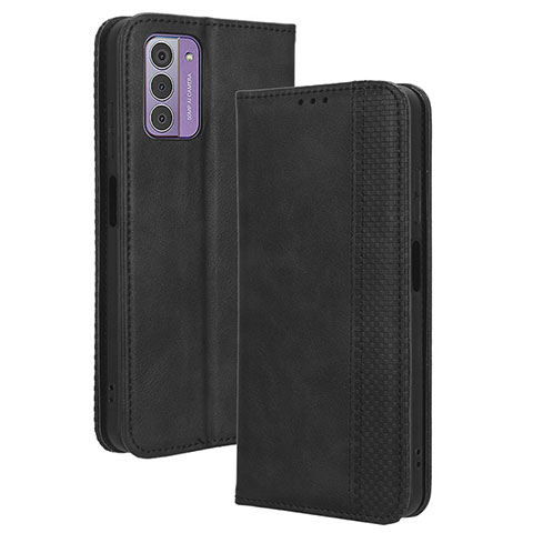 Coque Portefeuille Livre Cuir Etui Clapet BY4 pour Nokia G310 5G Noir