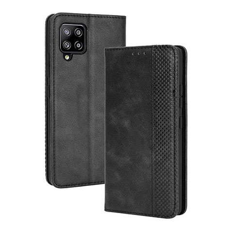 Coque Portefeuille Livre Cuir Etui Clapet BY4 pour Samsung Galaxy A42 5G Noir