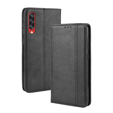 Coque Portefeuille Livre Cuir Etui Clapet BY4 pour Samsung Galaxy A90 5G Noir