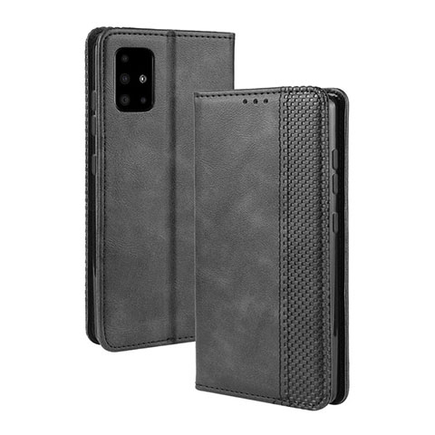 Coque Portefeuille Livre Cuir Etui Clapet BY4 pour Samsung Galaxy S20 Plus Noir