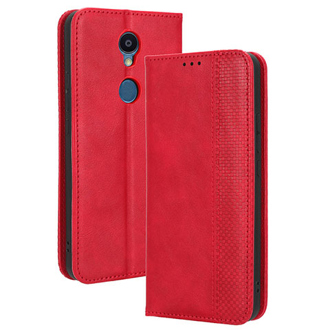 Coque Portefeuille Livre Cuir Etui Clapet BY4 pour Sharp Rouvo V Rouge