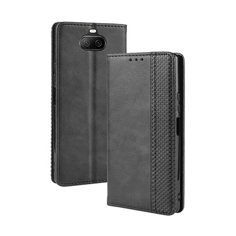 Coque Portefeuille Livre Cuir Etui Clapet BY4 pour Sony Xperia 8 Lite Noir