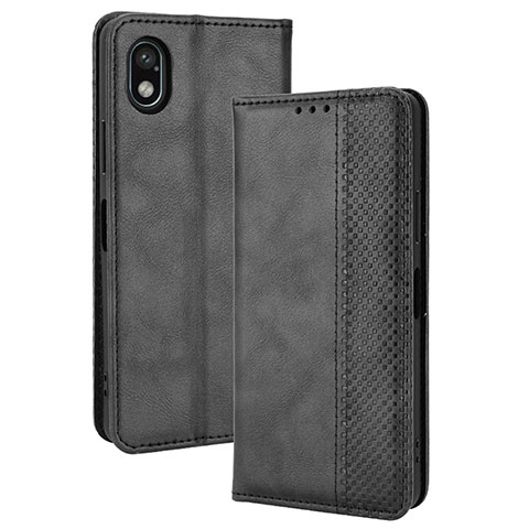 Coque Portefeuille Livre Cuir Etui Clapet BY4 pour Sony Xperia Ace III Noir