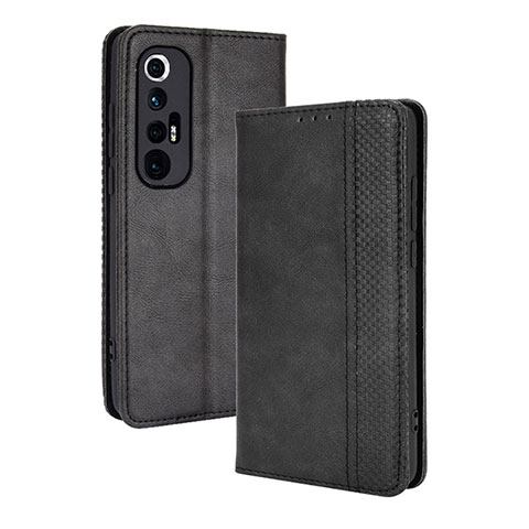 Coque Portefeuille Livre Cuir Etui Clapet BY4 pour Xiaomi Mi 10S 5G Noir