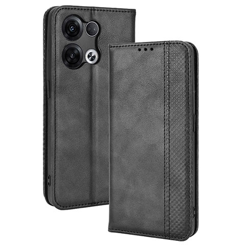 Coque Portefeuille Livre Cuir Etui Clapet BY4 pour Xiaomi Redmi Note 13 5G Noir