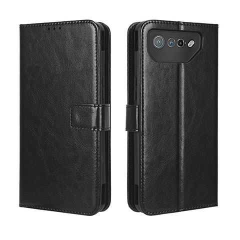 Coque Portefeuille Livre Cuir Etui Clapet BY5 pour Asus ROG Phone 7 Noir