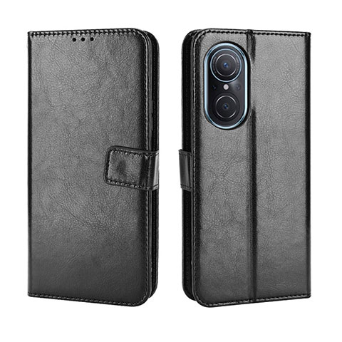 Coque Portefeuille Livre Cuir Etui Clapet BY5 pour Huawei Honor 50 SE 5G Noir