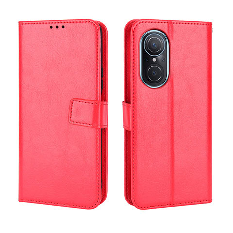 Coque Portefeuille Livre Cuir Etui Clapet BY5 pour Huawei Honor 50 SE 5G Rouge