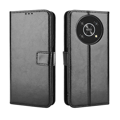 Coque Portefeuille Livre Cuir Etui Clapet BY5 pour Huawei Honor Magic4 Lite 5G Noir