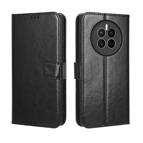 Coque Portefeuille Livre Cuir Etui Clapet BY5 pour Huawei Mate 50E Noir