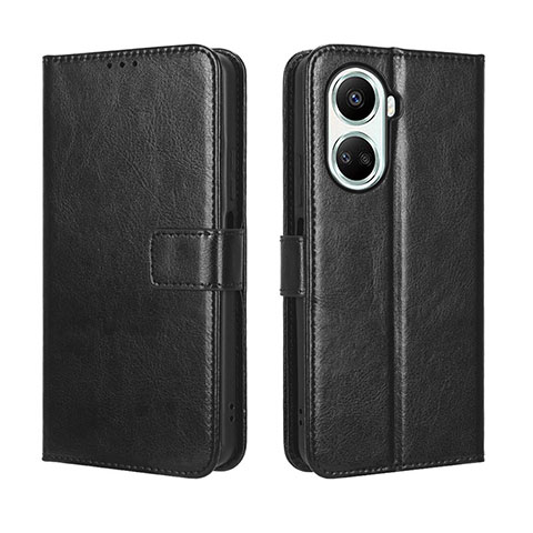 Coque Portefeuille Livre Cuir Etui Clapet BY5 pour Huawei Nova 10 SE Noir