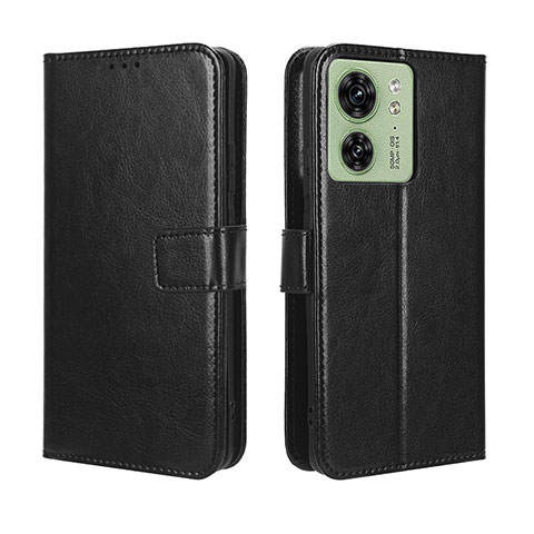 Coque Portefeuille Livre Cuir Etui Clapet BY5 pour Motorola Moto Edge (2023) 5G Noir