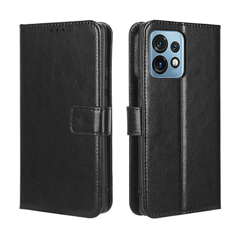 Coque Portefeuille Livre Cuir Etui Clapet BY5 pour Motorola Moto X40 5G Noir