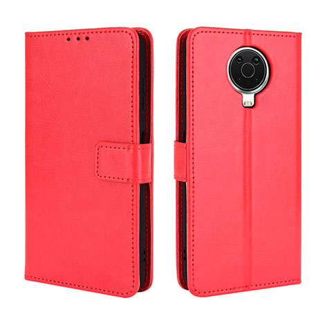 Coque Portefeuille Livre Cuir Etui Clapet BY5 pour Nokia 6.3 Rouge