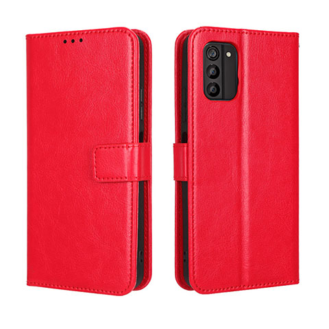 Coque Portefeuille Livre Cuir Etui Clapet BY5 pour Nokia G100 Rouge