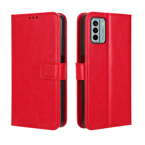 Coque Portefeuille Livre Cuir Etui Clapet BY5 pour Nokia G22 Rouge