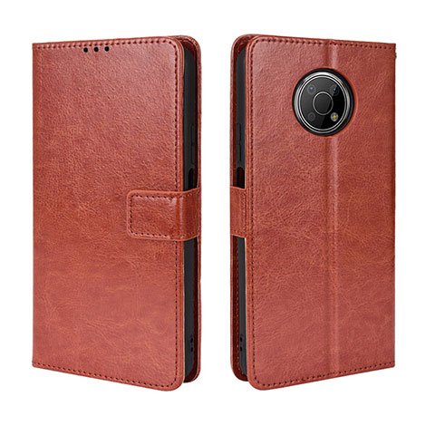 Coque Portefeuille Livre Cuir Etui Clapet BY5 pour Nokia G300 5G Marron