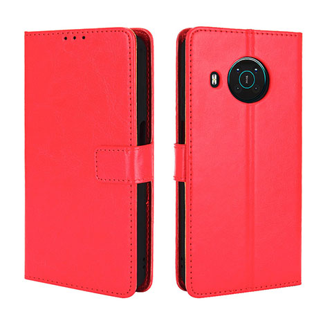 Coque Portefeuille Livre Cuir Etui Clapet BY5 pour Nokia X100 5G Rouge