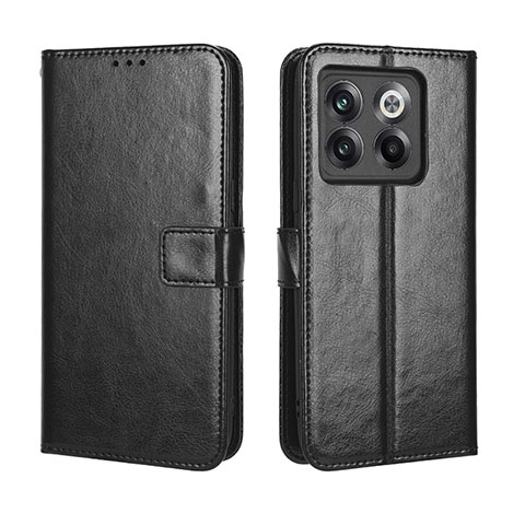 Coque Portefeuille Livre Cuir Etui Clapet BY5 pour OnePlus 10T 5G Noir