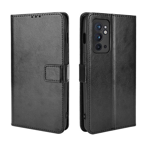 Coque Portefeuille Livre Cuir Etui Clapet BY5 pour OnePlus 9RT 5G Noir