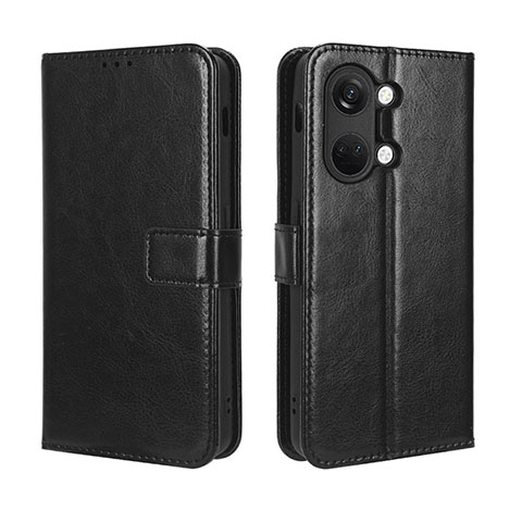 Coque Portefeuille Livre Cuir Etui Clapet BY5 pour OnePlus Ace 2V 5G Noir