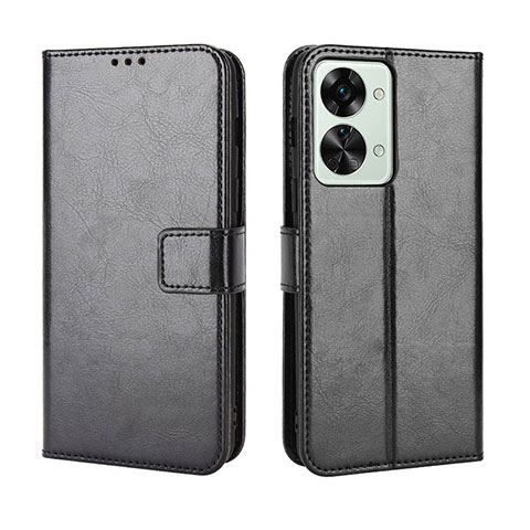 Coque Portefeuille Livre Cuir Etui Clapet BY5 pour OnePlus Nord 2T 5G Noir