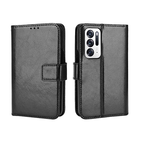 Coque Portefeuille Livre Cuir Etui Clapet BY5 pour Oppo Find N 5G Noir