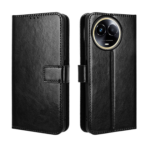 Coque Portefeuille Livre Cuir Etui Clapet BY5 pour Realme 11 5G Noir