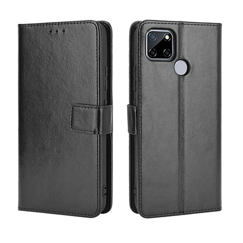 Coque Portefeuille Livre Cuir Etui Clapet BY5 pour Realme 7i RMX2193 Noir