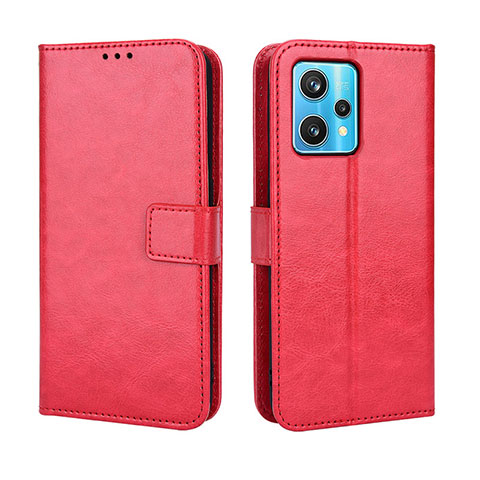 Coque Portefeuille Livre Cuir Etui Clapet BY5 pour Realme 9 4G Rouge